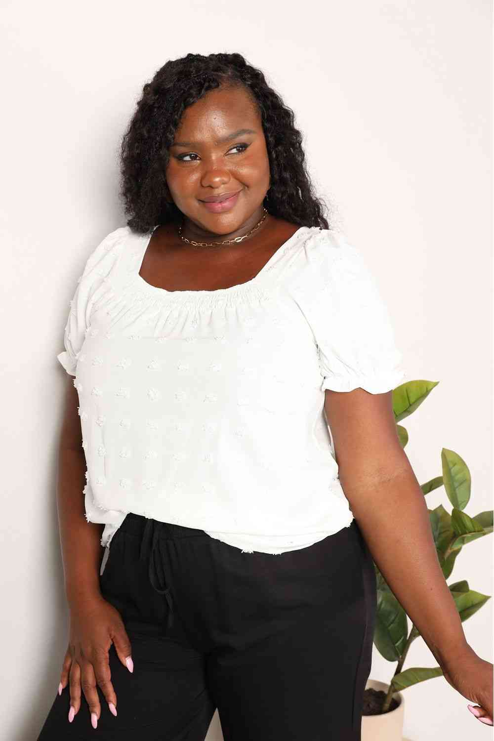Swiss Dot Blouse